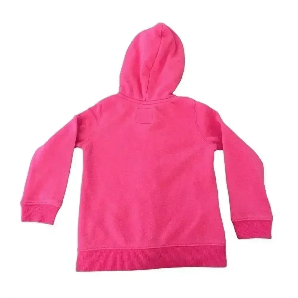 OshKosh B’Gosh Pink Logo Hoodie Toddler Girls Long Sleeves Fleece